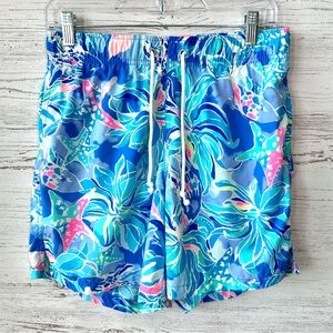 LILY PULITZER Men’s Capri Swim Trunk Tropical Nautical Ocean Beach Summer S